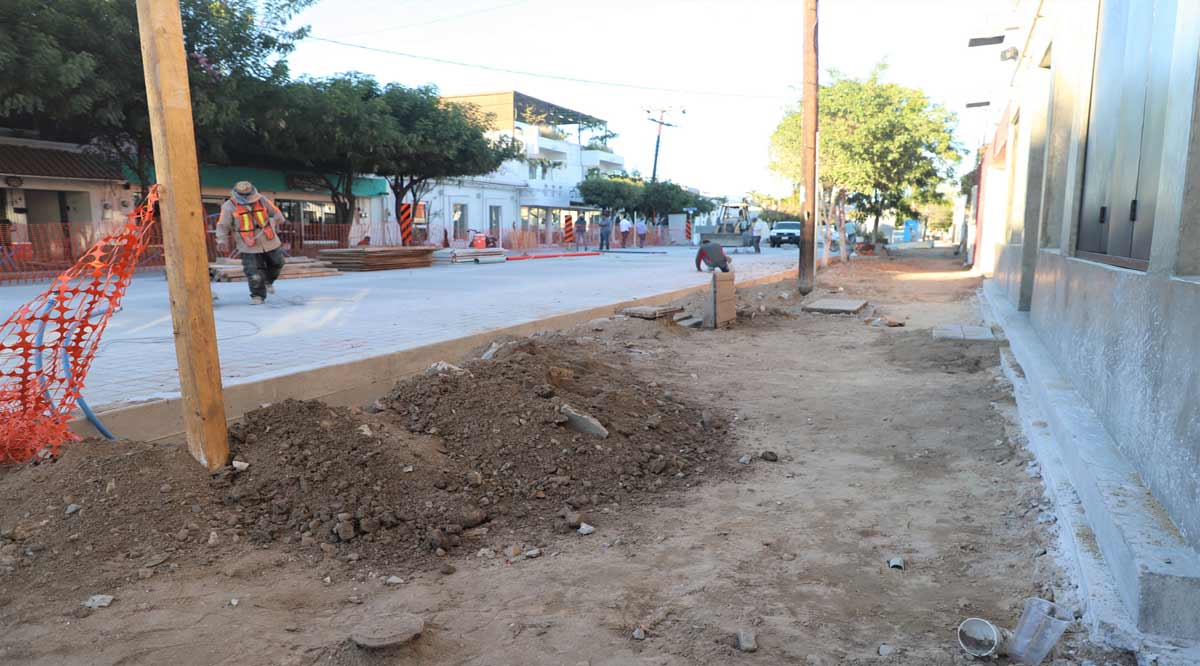 Invertirán 15.2 mdp en actual etapa de remodelación del Centro Histórico de La Paz