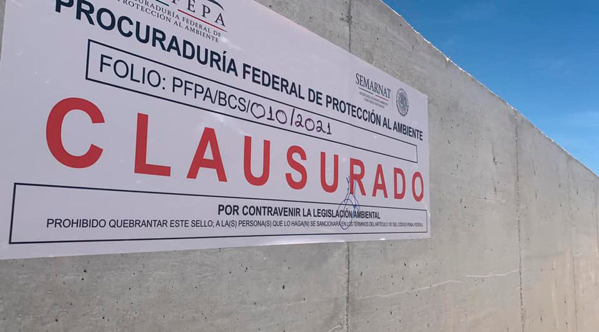Avanza lucha contra muro de Costa Azul; Profepa lo clausura
