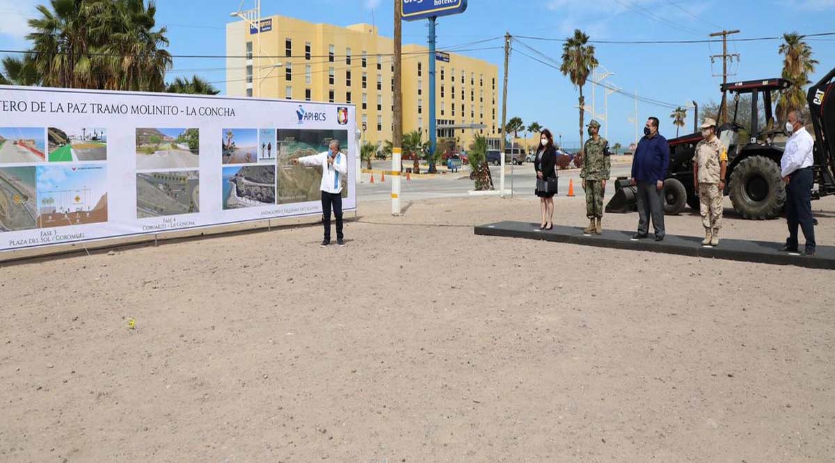 Arranca remodelación de última etapa del malecón de La Paz