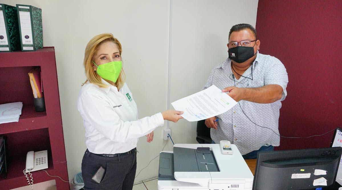 Solicitó Azucena Meza al IEE que realice un debate entre candidatos a la Alcaldía de La Paz