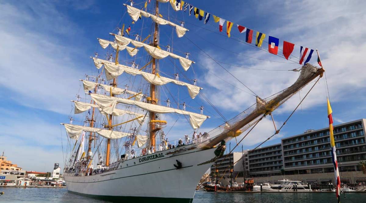 Arribó por primera ocasión el Buque Escuela Velero “Cuauhtémoc” a Los Cabos