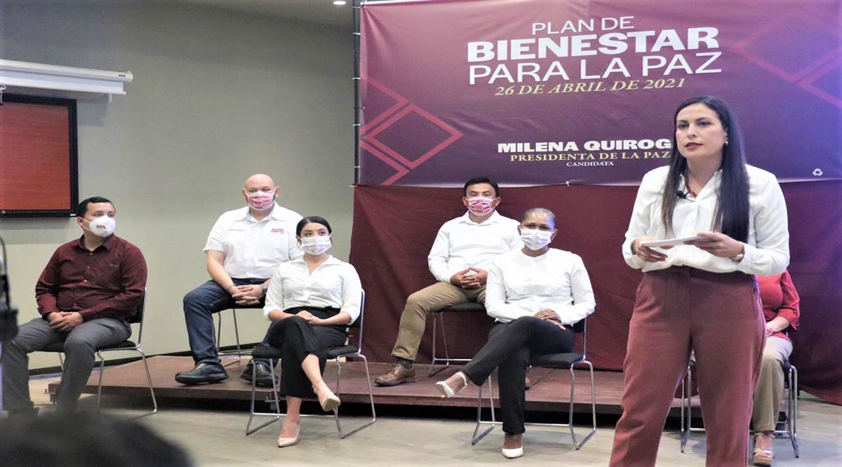Presentó Milena Quiroga el Plan de Bienestar para La Paz