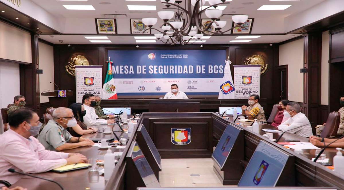 Afina Mesa de Seguridad de BCS operatividad para temporada de ciclones
