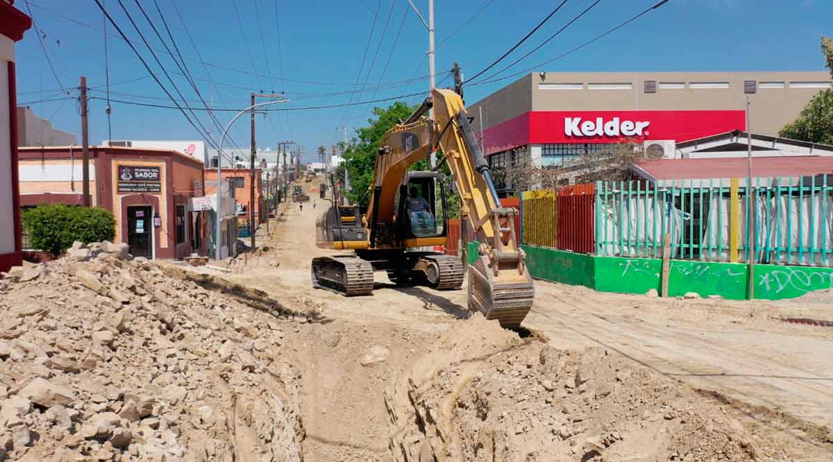 Cierre total de 10 calles en Los Cabos por procesos de pavimentación