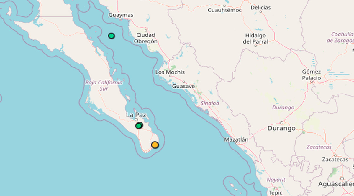 Se mantiene seguimiento a sismos recientes en BCS Se mantiene seguimiento a sismos recientes en BCS