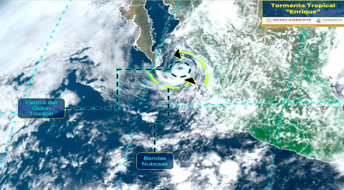 Impactará “Enrique” de acuerdo a pronósticos en la zona de Los Barriles Impactará “Enrique” de acuerdo a pronósticos en la zona de Los Barriles