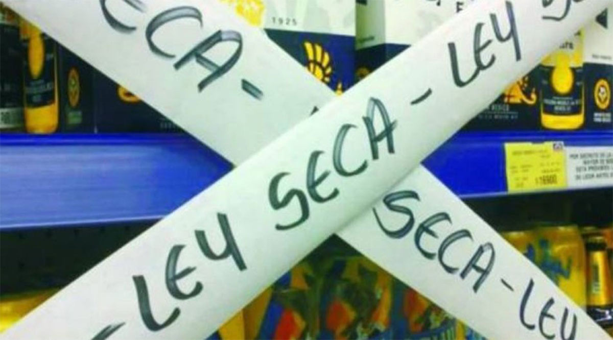Iniciará la Ley Seca en La Paz a partir de las 22:00 del sábado 5 de junio