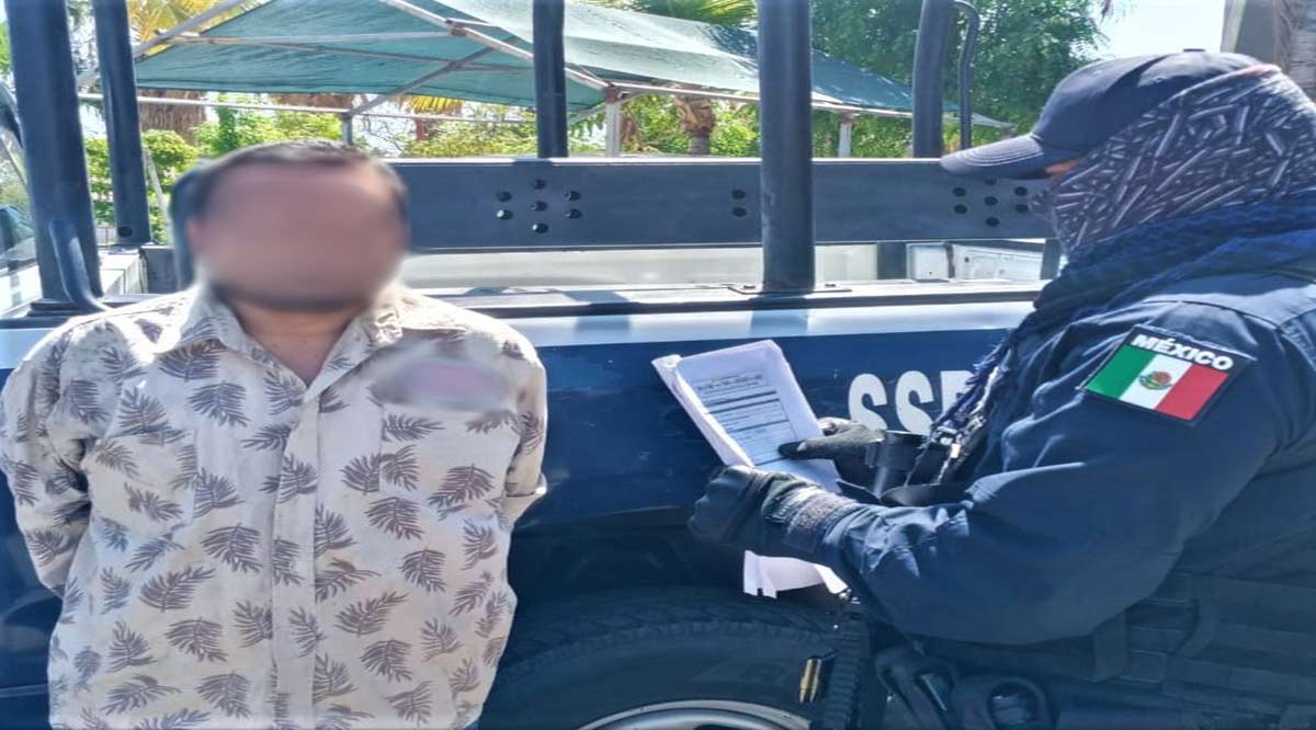 Detienen a sujeto que era buscado por robo a casa habitación en La Paz