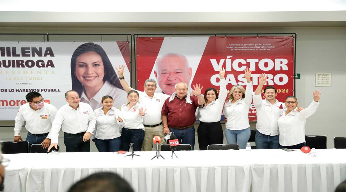 “Tenemos los sudcalifornianos razones profundas para votar por la 4T”: Víctor Castro
