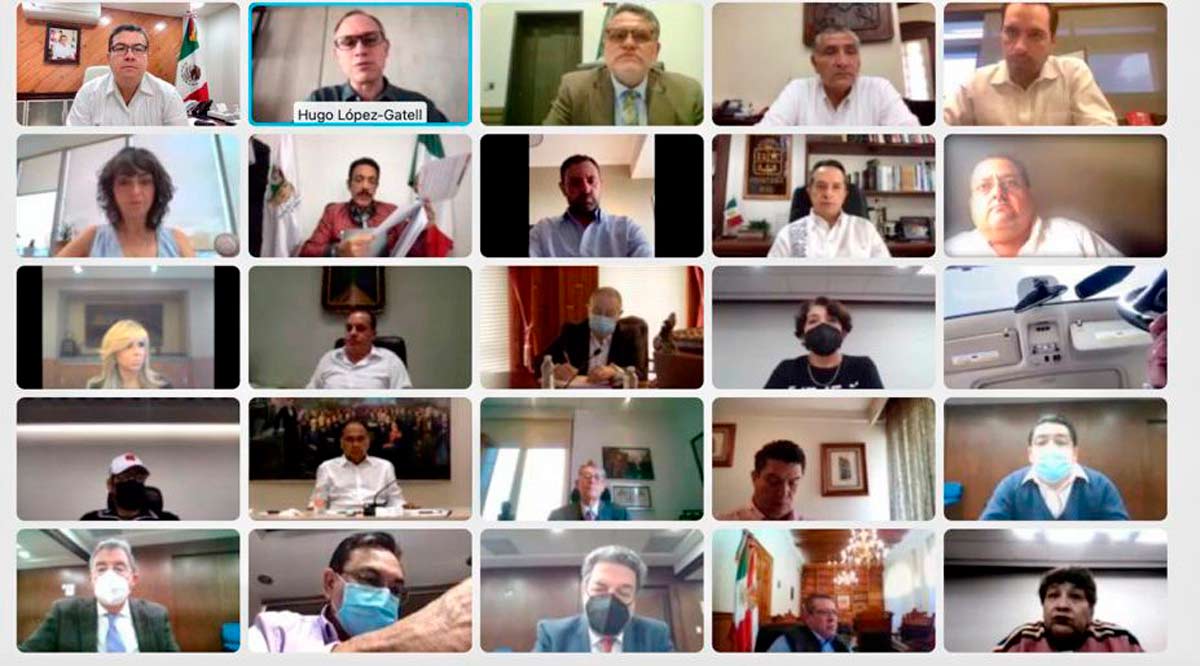 Atienden Gobernadores el Plan Nacional de Vacunación y estrategias para contener la pandemia