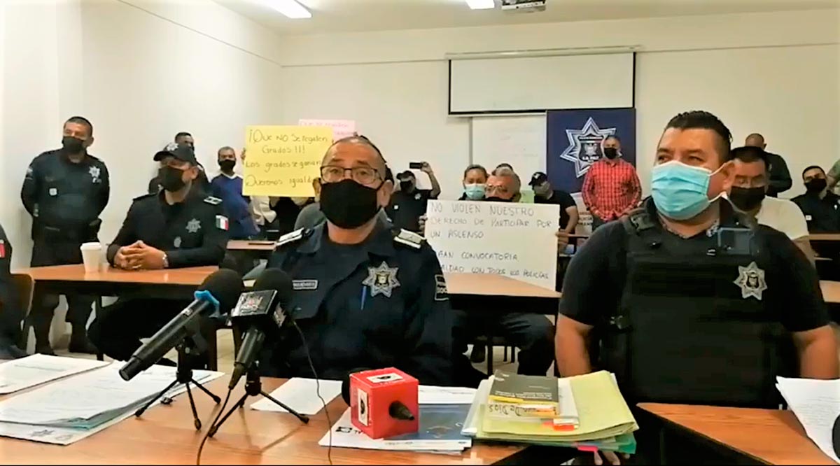 Acusan policías a Rubén Muñoz de darles una ‘puñalada por la espalda’ en ascensos otorgados