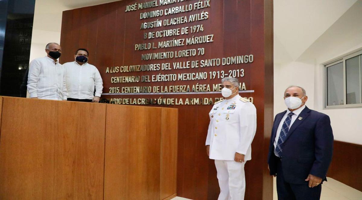 Reconoce Gobernador labor a favor de BCS de la Marina-Armada de México