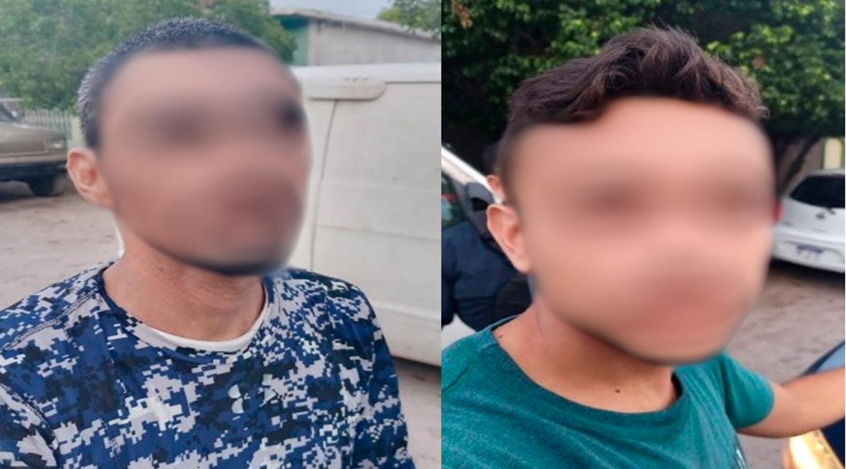 Detienen a par de sujetos cuando huían en vehículo robado en La Paz