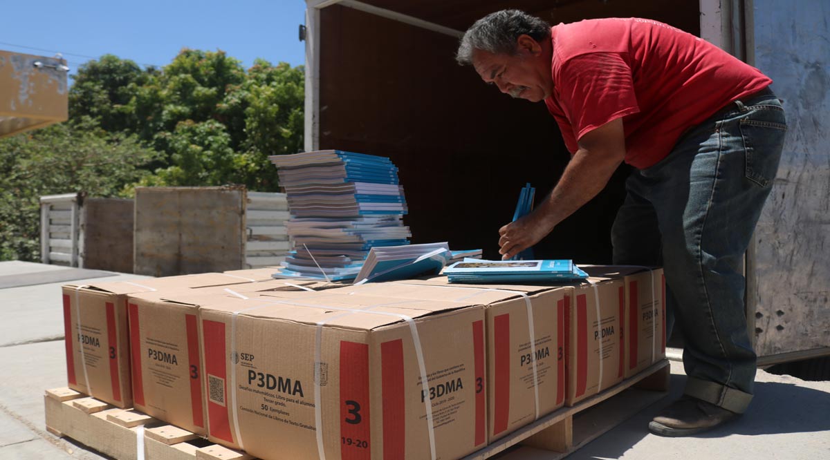 Entregarán más de un millón de libros de texto gratuito de nivel básico en BCS