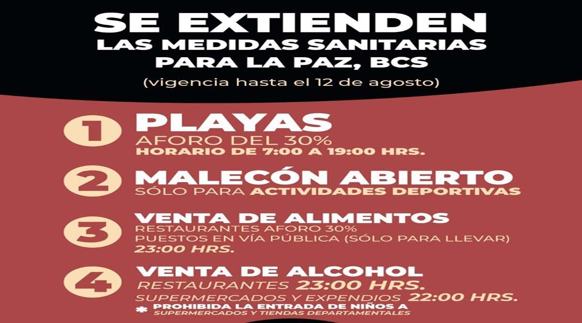 Se mantienen las medidas sanitarias para La Paz al 12 de agosto