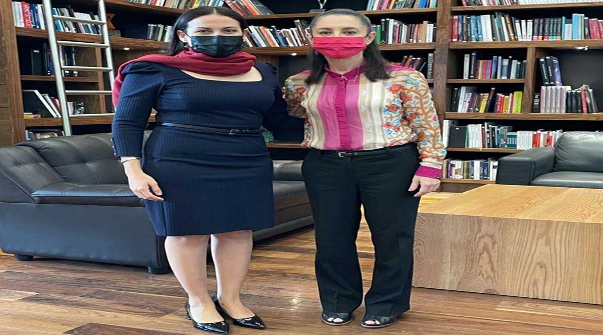 Dialogan Milena Quiroga y Claudia Sheinbaum sobre temas municipales