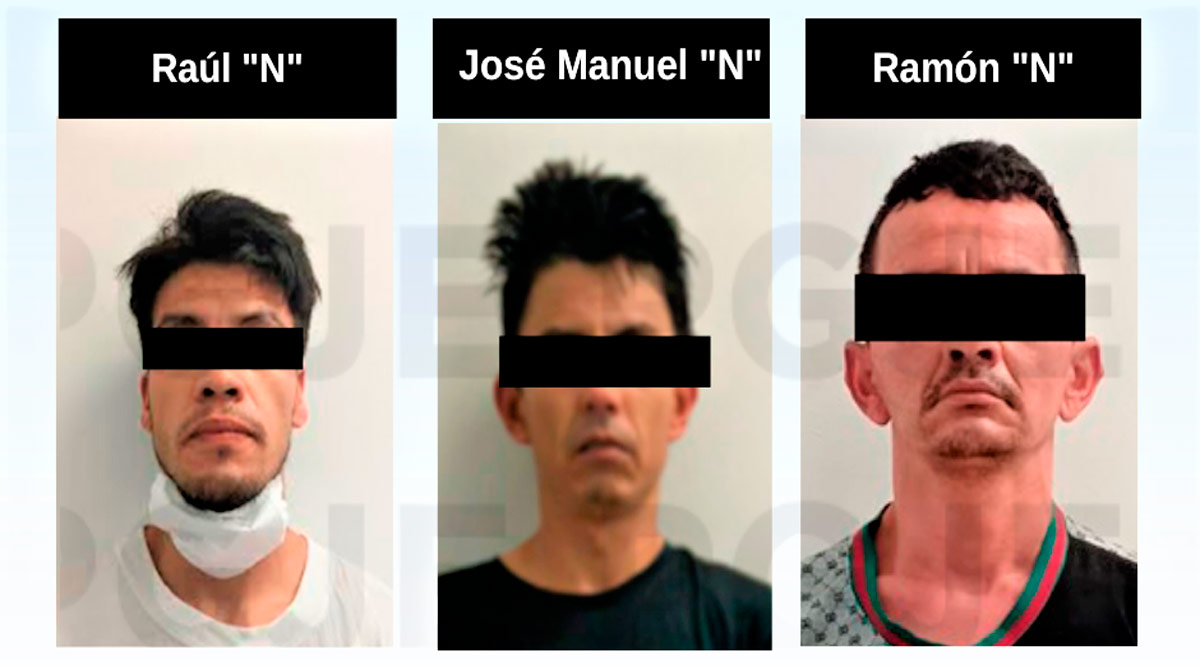 Detienen a 3 sujetos con 3,080 dosis de droga en La Paz