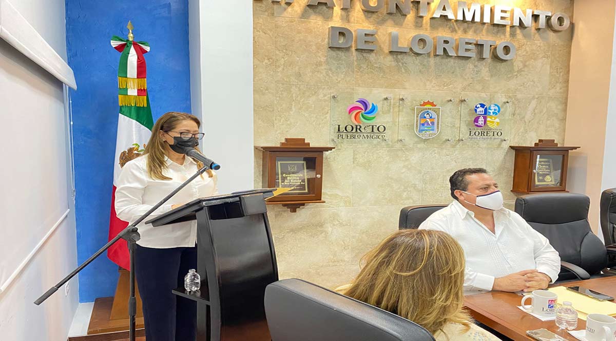 Entregó Alcaldesa de Loreto su III Informe de Gobierno a Cabildo