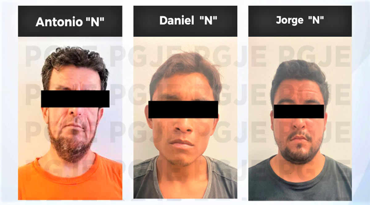 Detienen a 3 sujetos en La Paz con 1,175 dosis de droga