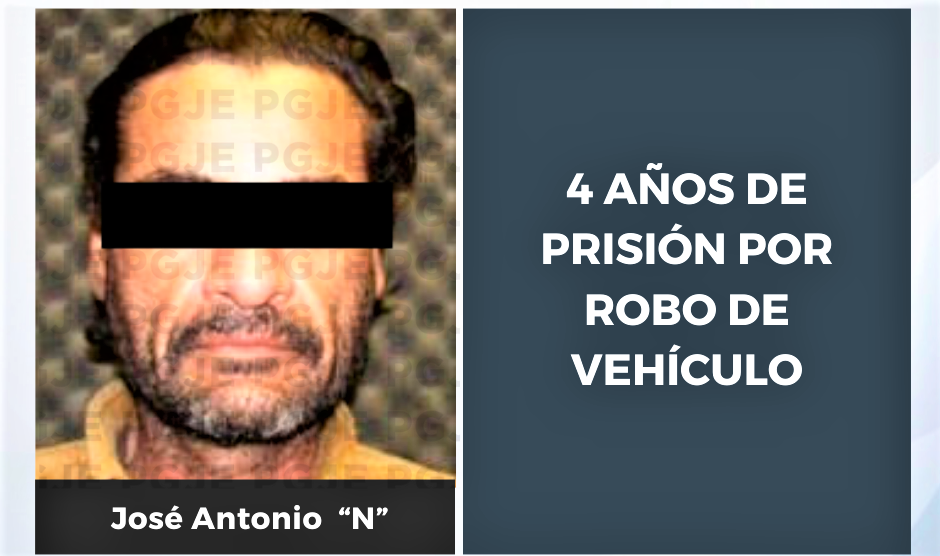 Condenan a sujeto 4 años de prisión por robo de vehículo en La Paz