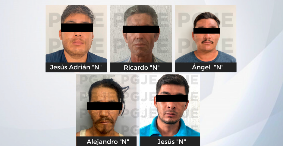 Aprehenden a 5 sujetos por la comisión de diversos delitos en Los Cabos y La Paz