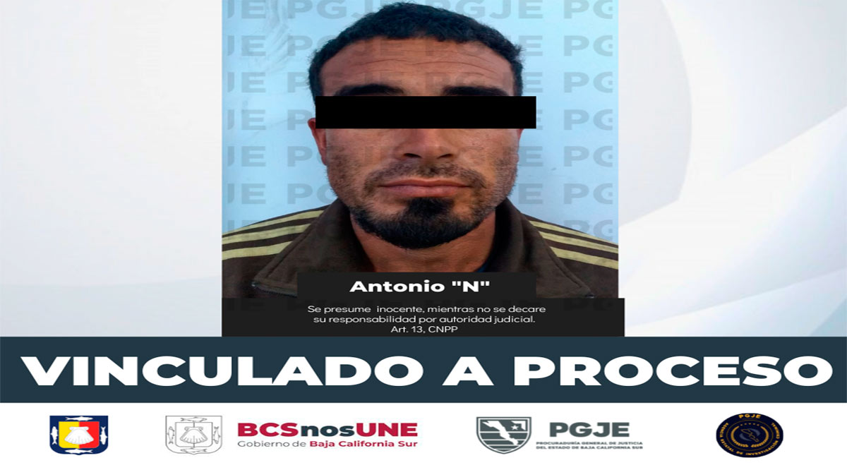 Prisión preventiva contra sujeto por robo con violencia en Mulegé