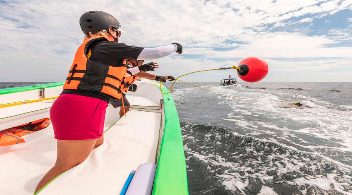 Capacita UABCS con los trabajos de la Red de Asistencia a Ballenas Enmalladas en Los Cabos