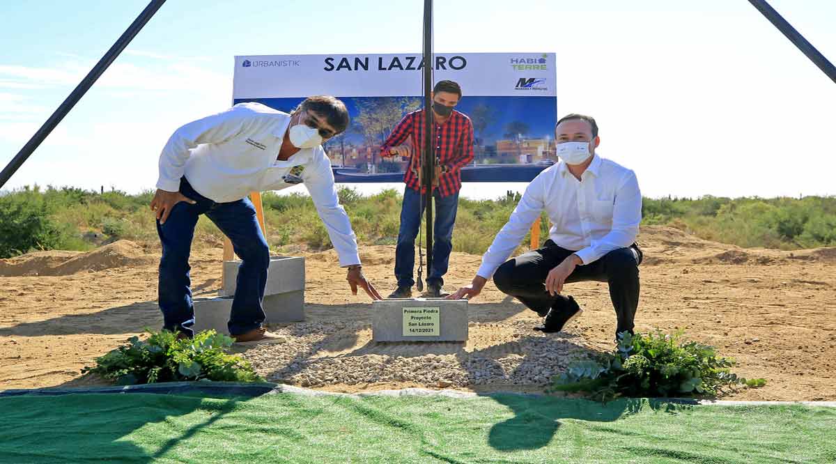 Colocan primera piedra del desarrollo San Lázaro que contará con 1,500 viviendas en SJC