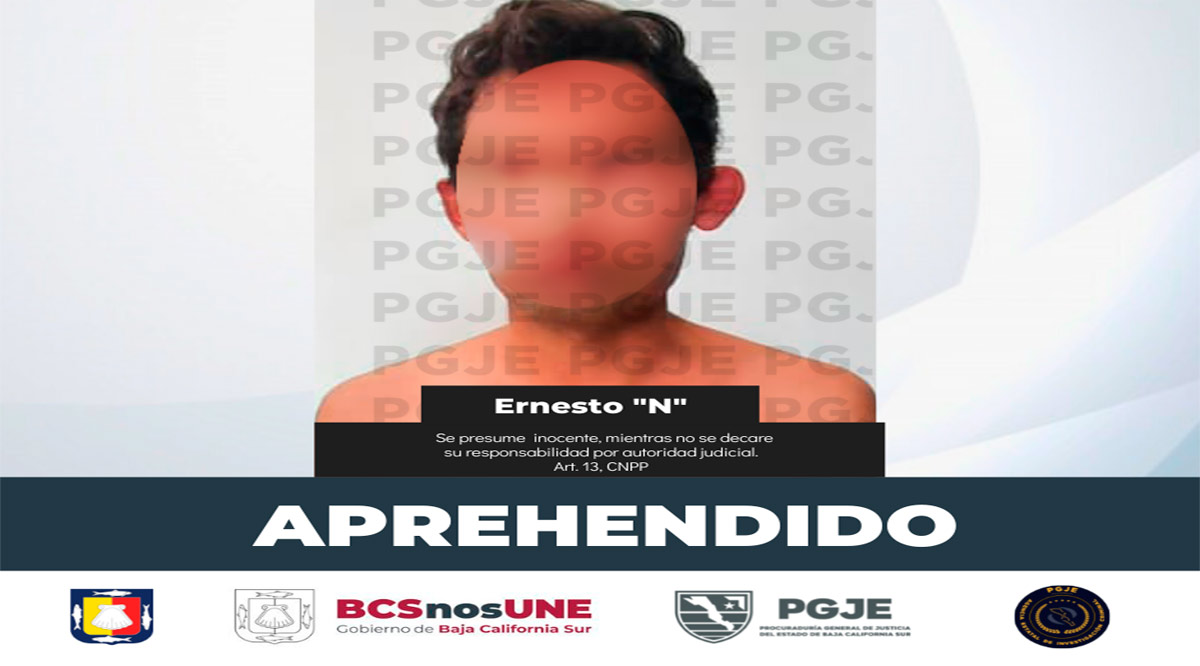 Cumplimentan orden de aprehensión contra imputado por feminicidio en Los Cabos