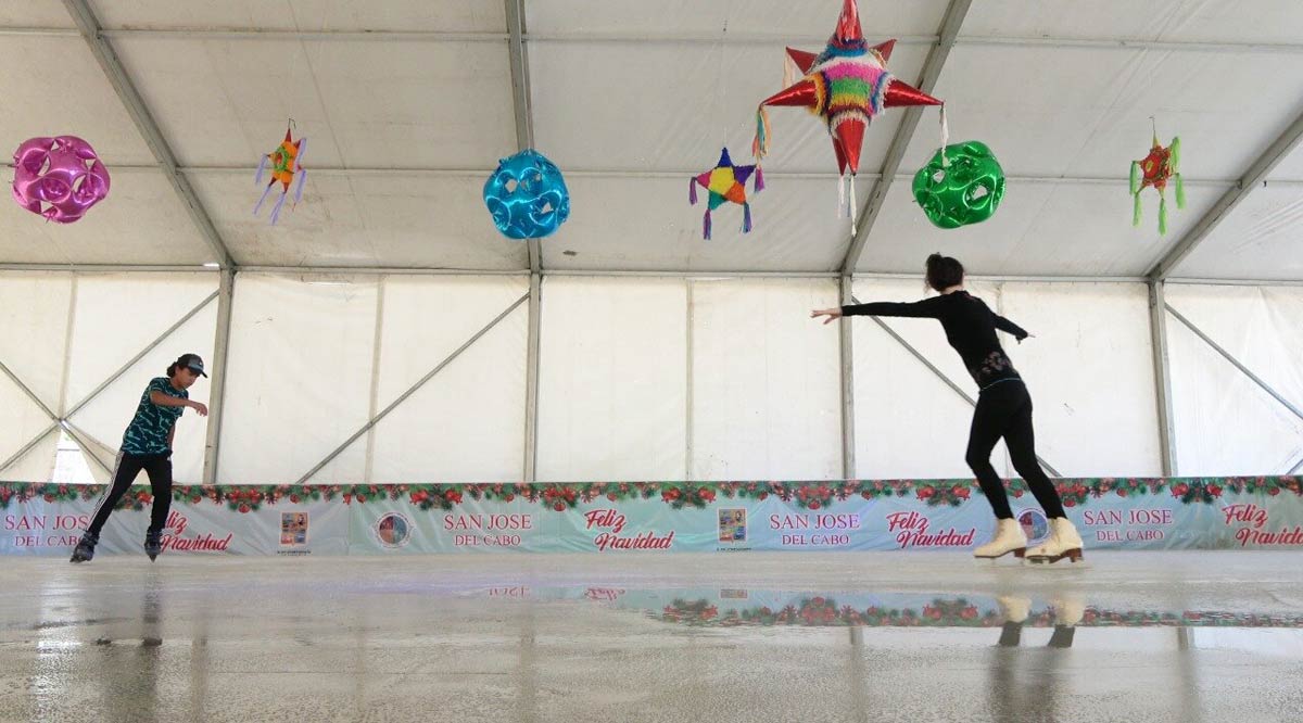 Por accidente de pequeña patinadora suspenden las actividades de la pista de hielo en SJC