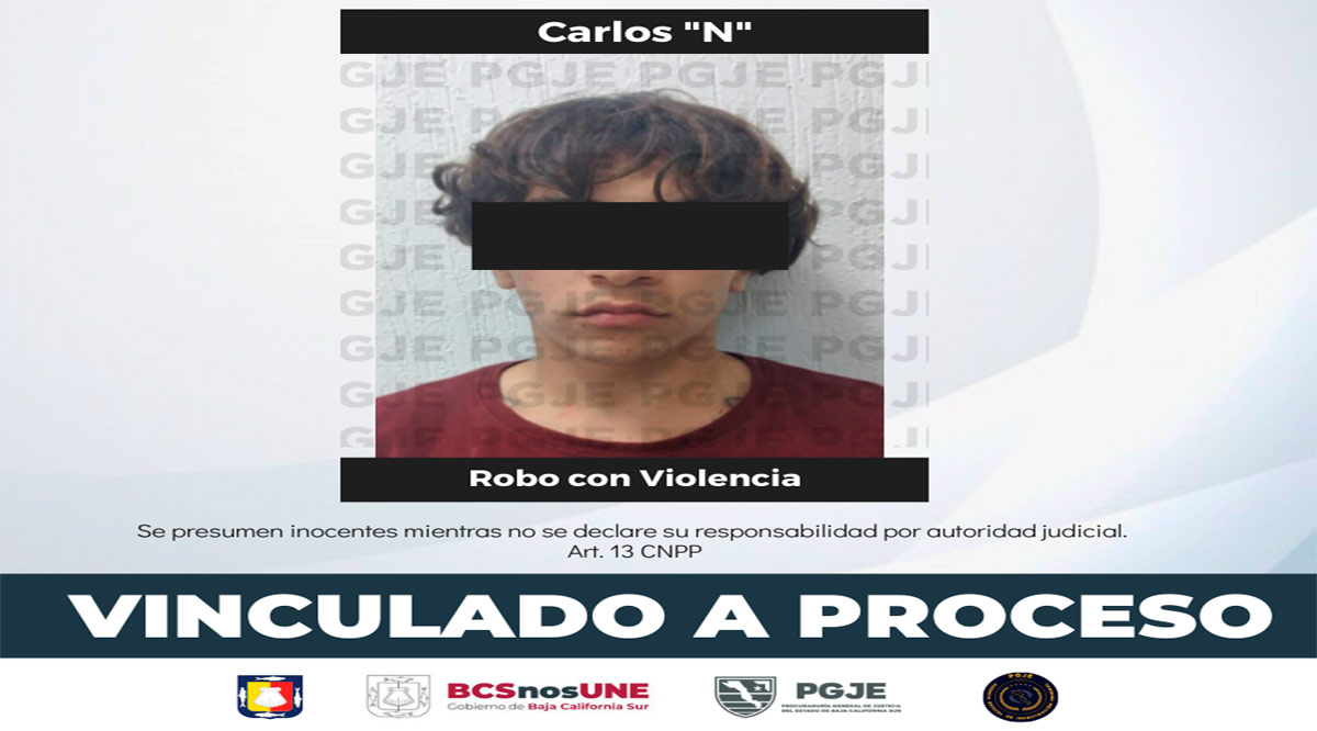 Llevan a proceso a probable responsable de robo de auto con violencia en Los Cabos