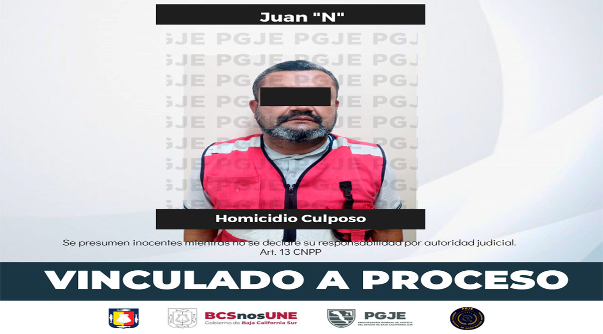 Quedó vinculado a proceso por homicidio culposo en La Paz