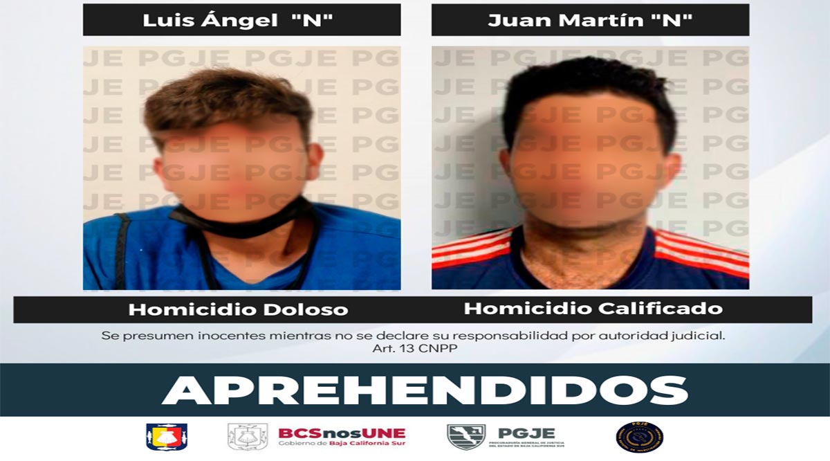 Detienen a dos imputados por homicidios en hechos diferentes en La Paz