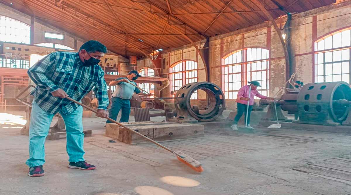 Rehabilitan instalaciones de la antigua fundición de la compañía El Boleo