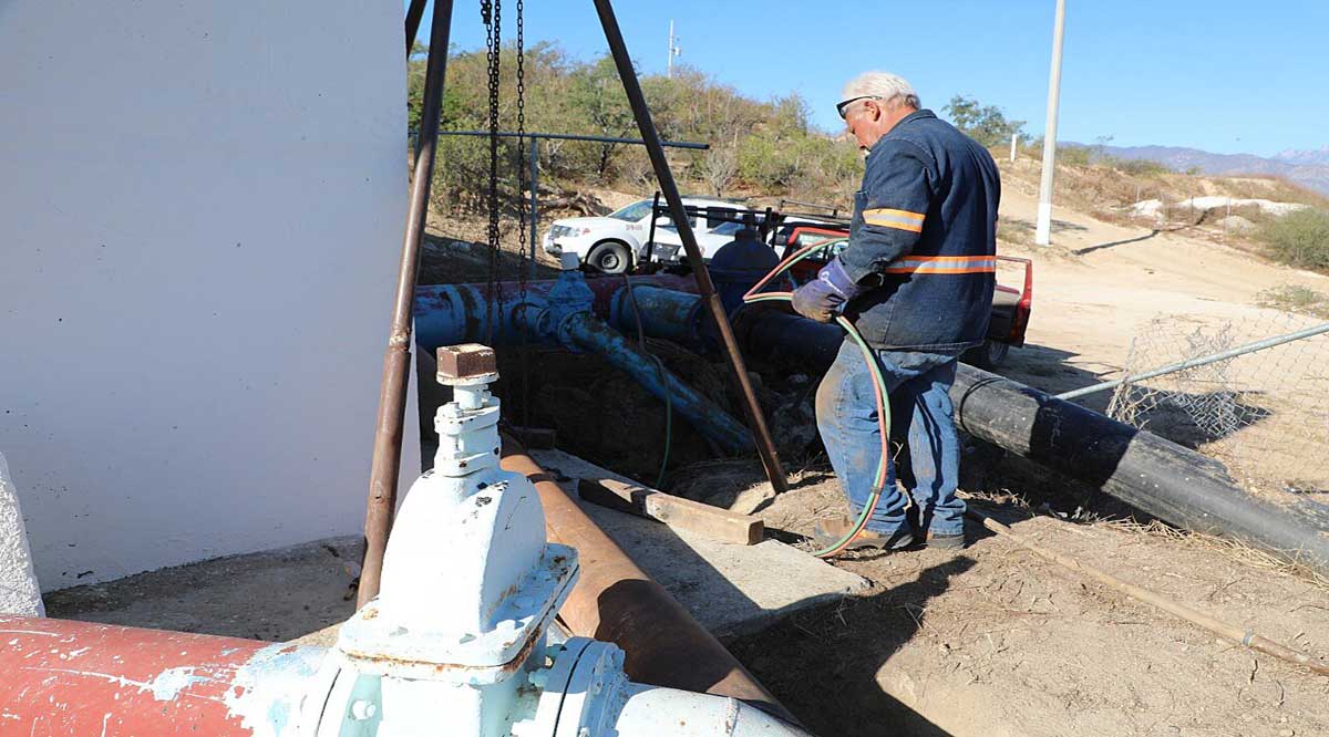Da mantenimiento del Oomsapas de Los Cabos a su infraestructura para evitar pérdida y fugas de agua