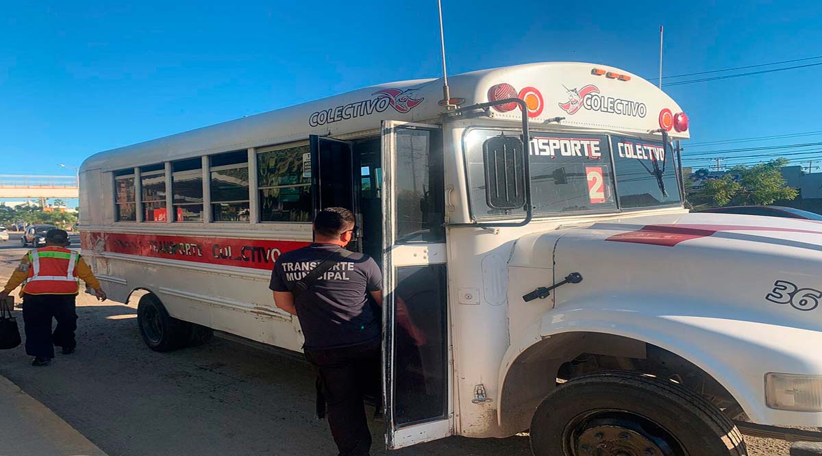 Sancionarán a concesionarios del transporte urbano que continúen con unidad inactivas en Los Cabos