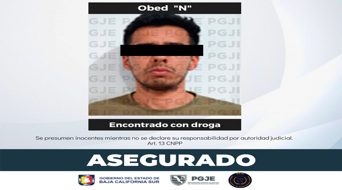 Detienen a un sujeto en posesión de 625 dosis de cristal en Mulegé Detienen a un sujeto en posesión de 625 dosis de cristal en Mulegé