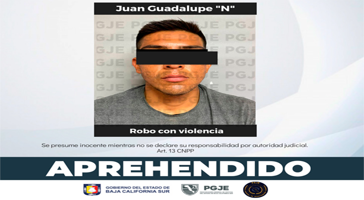 Quedó en prisión preventiva por robo con violencia en La Paz