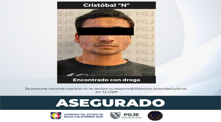 Aseguran a pareja con 900 dosis de droga en La Paz