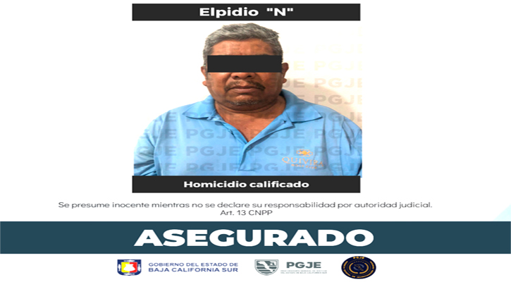 Aprehenden en Los Cabos a imputado de homicidio calificado en Guerrero