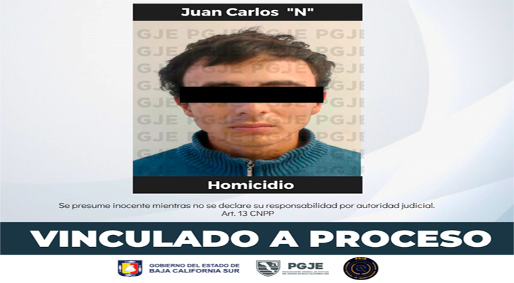 Vinculando a proceso a imputado por homicidio en La Paz