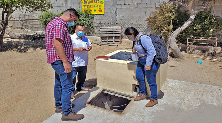 Verifican condiciones de escuelas consideradas como refugios temporales en BCS