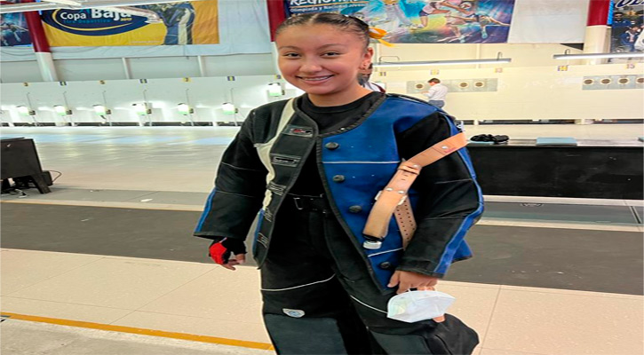 Representará Andrea Grisel a BCS en tiro deportivo en los Nacionales Conade 2022