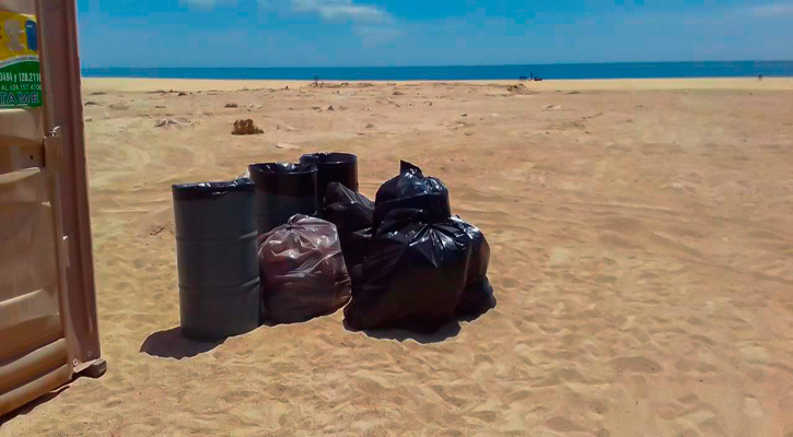 Se recolectaron en Los Cabos durante Semana Santa 78 toneladas de basura en playas