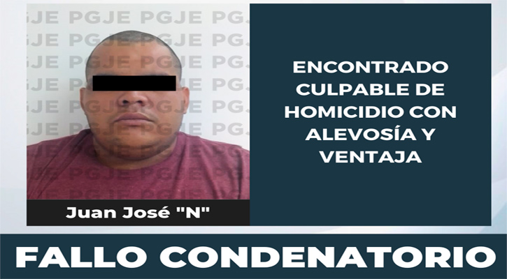 Fallo condenatorio contra sujeto por homicidio calificado con alevosía y ventaja en Los Cabos