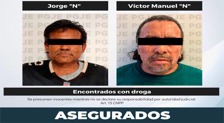 Aseguran a par de sujetos con droga en La Paz y Mulegé Aseguran a par de sujetos con droga en La Paz y Mulegé