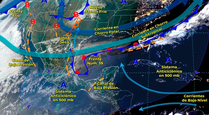 Nuevo frente frío impactará a BCS en plena primavera