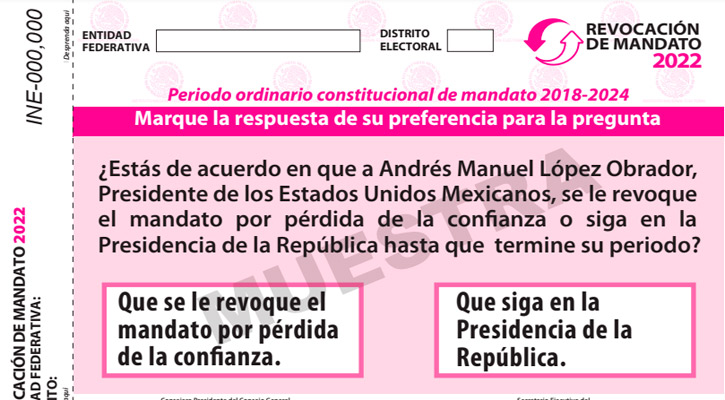 Más de 559 mil sudcalifornianos podrán participar en la revocación de mandato