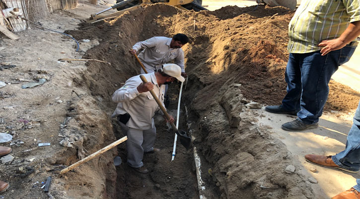 Desconectan 50 tomas clandestinas de la red hidráulica de agua potable en CSL