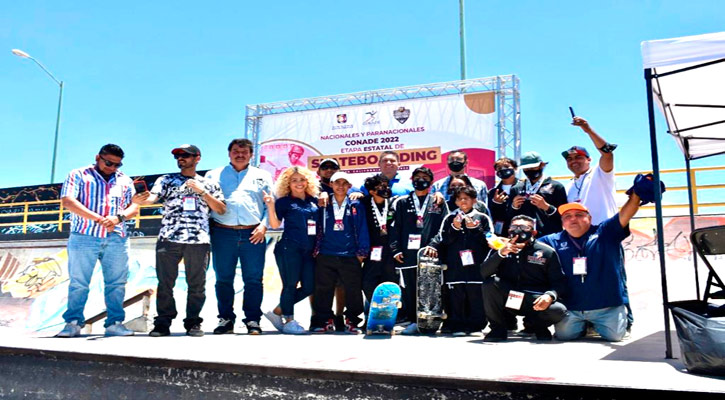 Tiene BCS a sus representantes de skateboarding para los Nacionales Conade